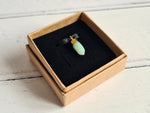 Load image into Gallery viewer, Chrysoprase crystal point pendant
