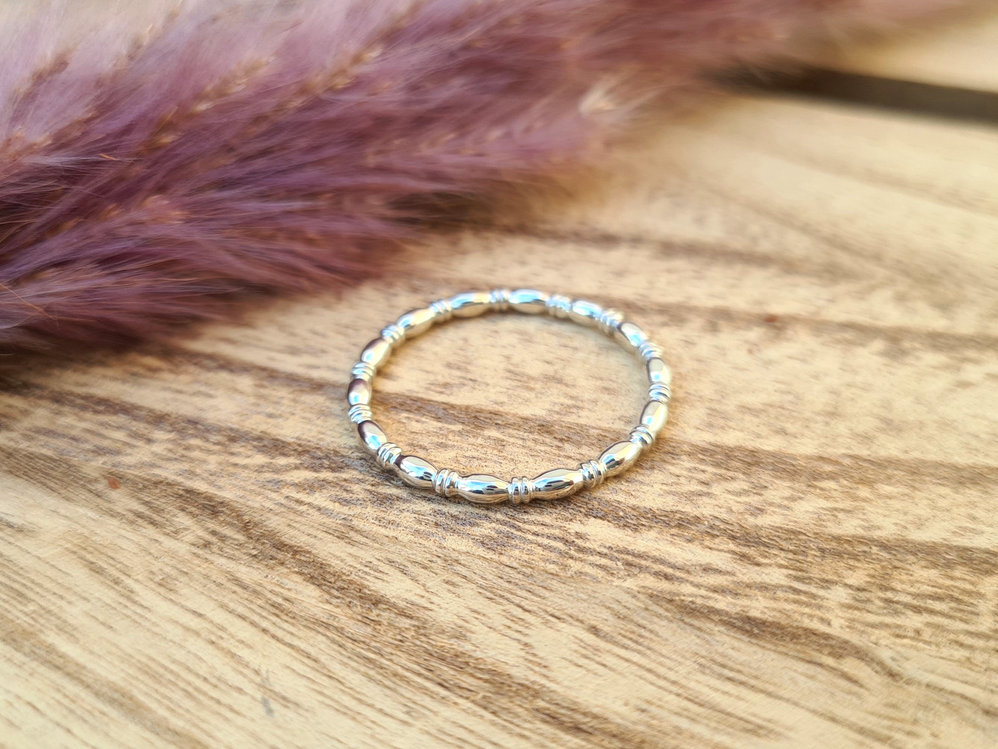 Oval Bobble Ring