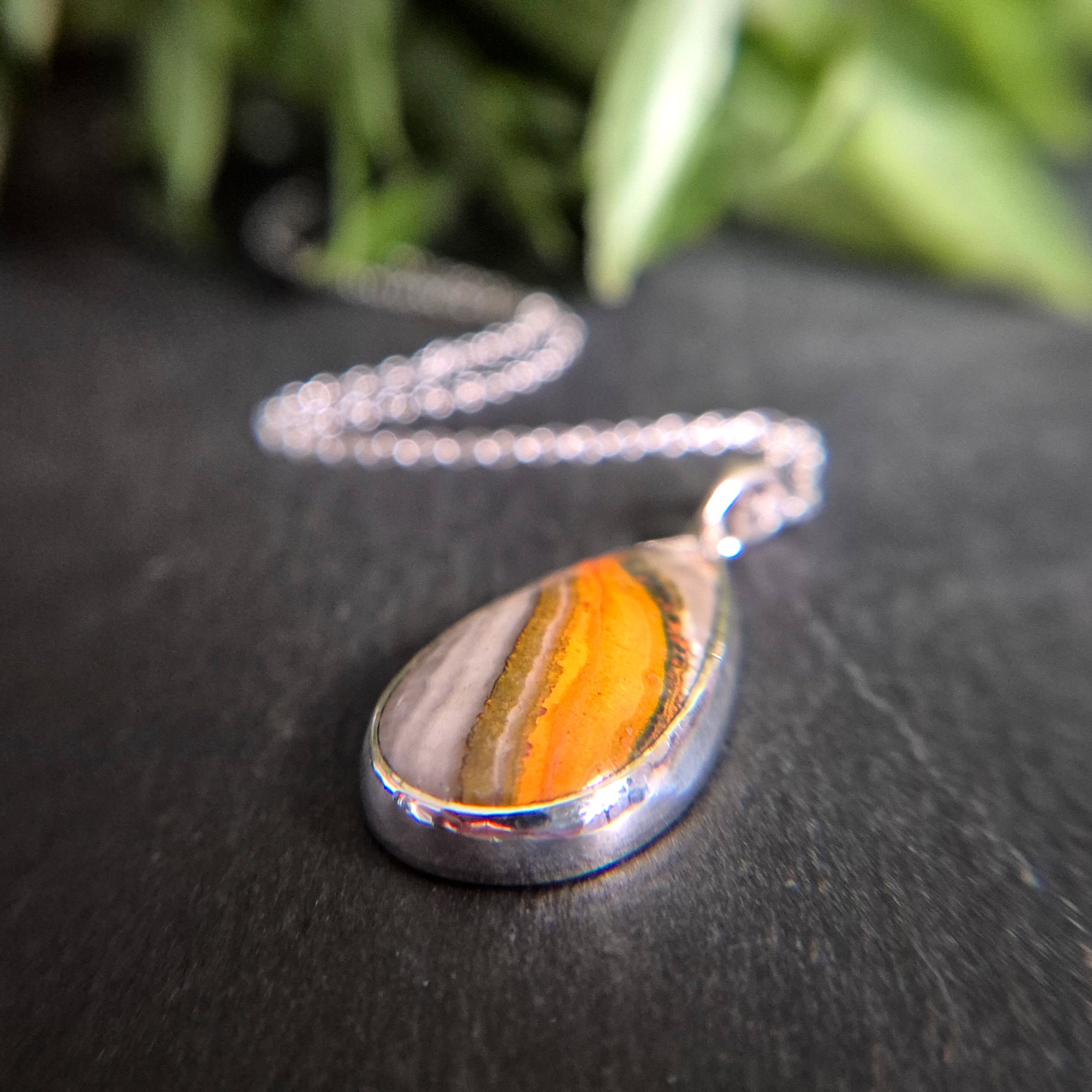 Bumble Bee Jasper Pendant