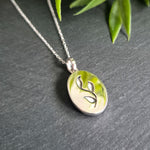 Load image into Gallery viewer, Green Crackle Pendant
