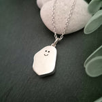 Load image into Gallery viewer, Sea Glass Pendant - Cheeky Ghost
