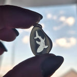 Load image into Gallery viewer, Sea Glass Pendant - Bullnose Shark
