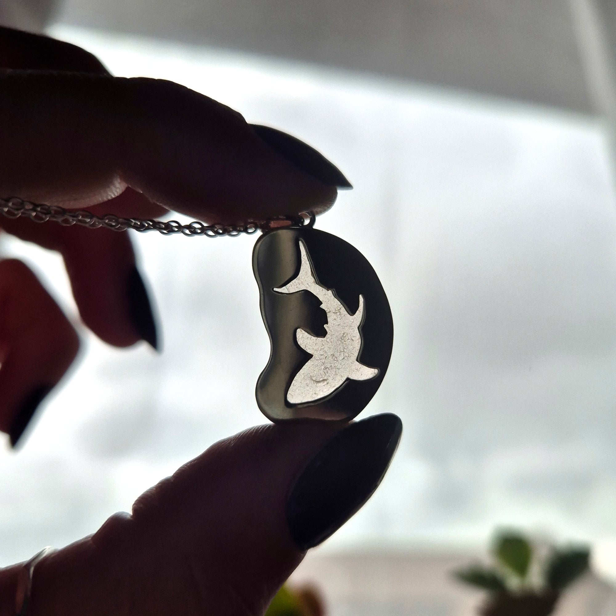 Sea Glass Pendant - Bull Shark