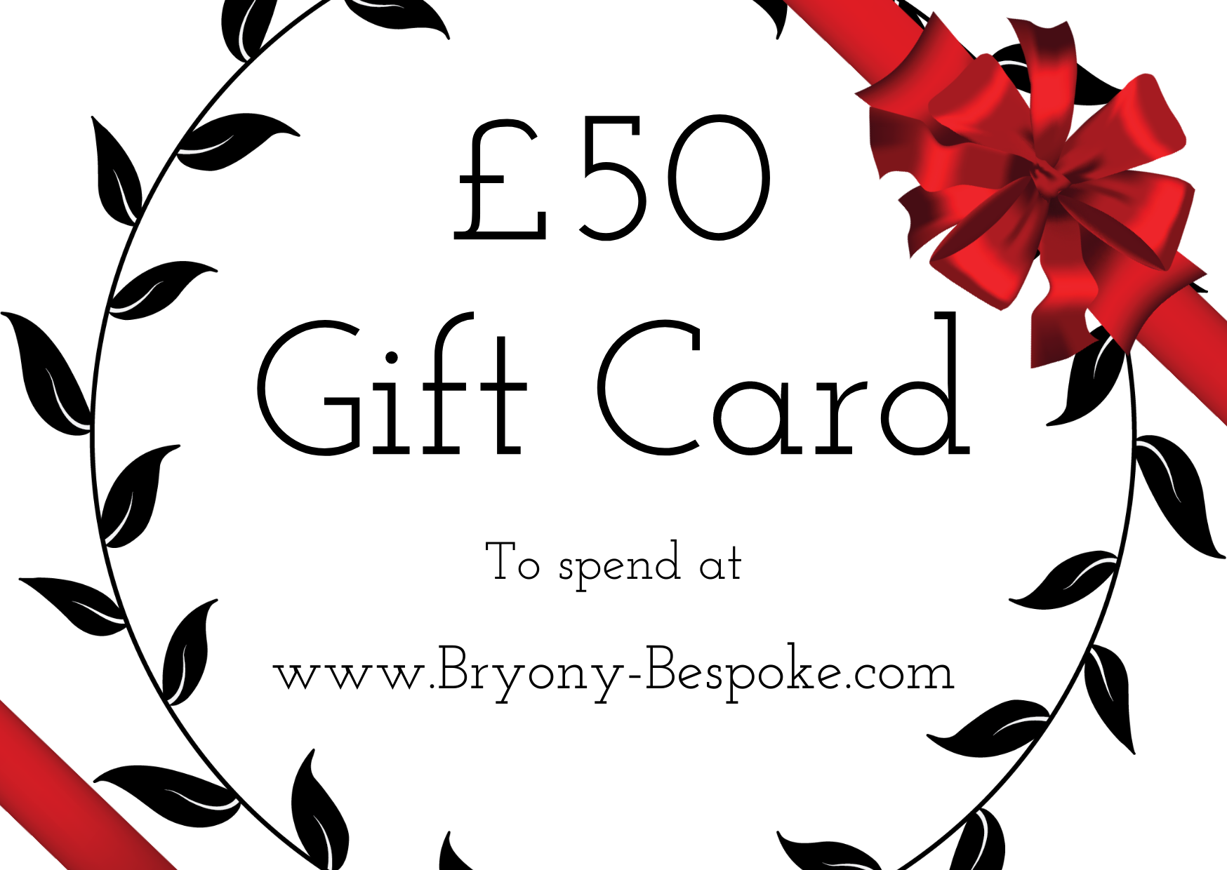 Bryony Bespoke Gift Card