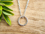 Load image into Gallery viewer, Silver Circle Pendant
