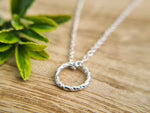 Load image into Gallery viewer, Silver Circle Pendant
