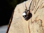 Load image into Gallery viewer, Silver Skull Pendant
