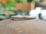 Load image into Gallery viewer, Satin &amp; Hammered Edge Band - 2.5mm wide
