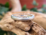 Load image into Gallery viewer, Satin &amp; Hammered Edge Band - 3.5mm wide
