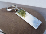 Load image into Gallery viewer, Silver Tree Bark Keyring
