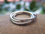 Load image into Gallery viewer, Silver Rolling Rings
