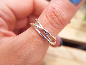 Silver Rolling Rings