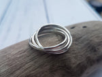 Load image into Gallery viewer, Silver Trinity Rings - 3mm Wide
