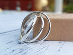 Load image into Gallery viewer, Silver Trinity Rings - 2mm Wide
