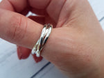 Load image into Gallery viewer, Silver Trinity Rings - 2mm Wide
