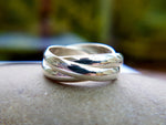 Load image into Gallery viewer, Silver Trinity Rings - 4mm Wide
